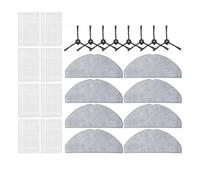 Kit Mocio Filtro Spazzola Laterale Principale Compatibile For ILIFE V20 | Kit combinato mop con filtro e spazzola laterale principale for aspirapolvere robot(24PCS)