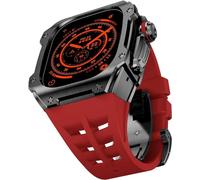 Kit MOD BANDAD CASA BANDA CASA DELLA CASA IN ACCIAIO AUSSIONE ， per 44 mm 45 mm ， custodia per orologi in metallo Sport cinghia traspirante ， per iWatch Series 8/7/6/5/4/SE Accessori di ricambio