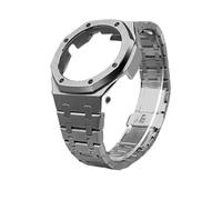 Kit mod in metallo GA2100 compatibile con Casio 2110 GMA-S2100 GM2100 Custodia in acciaio inossidabile e cinturino dell'orologio Accessori di modifica ricambio(Gun Gray set,GA-2100)