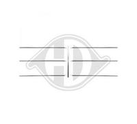 Diederichs Kit di modanature decorative e protettive per griglia radiatore Mercedes Classe S 42