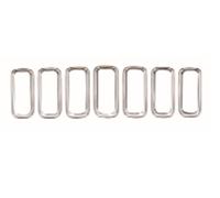 KIT MODANATURE GRIGLIA CROMATE PER JEEP RENEGADE 14>18