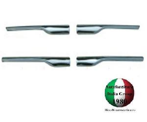 KIT MODANATURE GRIGLIA RADIATORE CROMATE 4 PEZZI PER SANDERO LOGAN 2013>2016