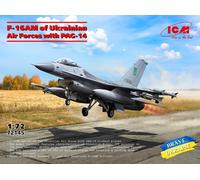 KIT MODELLINO AEREO ICM F-16 AM OF UKRAINIAN AIR FORCES WITH PAG-14 SCALA 1:72
