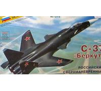 KIT MODELLINO AEREO MILITARE STATICO ZVEZDA SUKHOI S 37 BERKUT SCALA 1/72