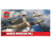 KIT MODELLINO AEREO STATICO AIRFIX HAWKER HURRICANE MK.I MODELLISMO SCALA 1:72