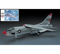 KIT MODELLINO AEREO STATICO HASEGAWA F8E CRUSADER MODELLISMO SCALA 1:48