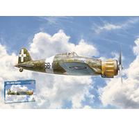 KIT MODELLINO AEREO STATICO ITALERI MACCHI C.200 SAETTA MODELLISMO SCALA 1/48
