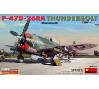 KIT MODELLINO AEREO STATICO MINIART P-47D-26RA THUNDERBOLT ADVANCED SCALA 1:48