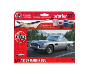 KIT MODELLINO AUTO AIRFIX ASTON MARTIN DB5 SMALL STARTER SET SCALA 1:43