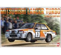 KIT MODELLINO AUTO STATICO BEEMAX MITSUBISHI LANCER RALLY 1000 LAGHI 1982 1/24