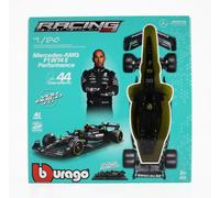 KIT MODELLINO AUTO STATICO BURAGO MERCEDES F1 W14 GEORGE RUSSELL 2023 SCALA 1/24