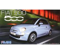 KIT MODELLINO AUTO STATICO FUJIMI FIAT NUOVA 500 2007 AZZURRO SCALA 1:24