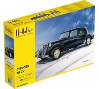 KIT MODELLINO AUTO STATICO HELLER CITROEN 15 CV MODELLISMO SCALA 1:24