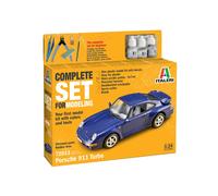 KIT MODELLINO AUTO STATICO ITALERI PORSCHE 911 TURBO MODELLISMO SCALA 1:24