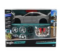 KIT MODELLINO AUTO STATICO MAISTO CHEVROLET CAMARO SS COUPE 2010 GRIGIO 1/24