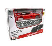 KIT MODELLINO AUTO STATICO MAISTO FERRARI LAFERRARI ROSSO MODELLISMO SCALA 1:24
