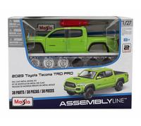 KIT MODELLINO AUTO STATICO MAISTO TOYOTA TACOMA PICK-UP 2021 VERDE SCALA 1/24