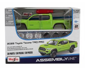KIT MODELLINO AUTO STATICO MAISTO TOYOTA TACOMA PICK-UP 2021 VERDE SCALA 1/24