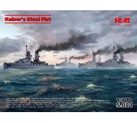 KIT MODELLINO BARCA NAVE ICM NAVE KAISERS STEEL FIST MODELLISMO SCALA 1:700