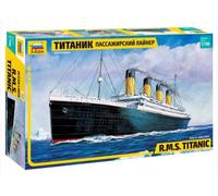 KIT MODELLINO BARCA NAVE STATICO ZVEZDA RMS TITANIC MODELLISMO SCALA 1/700