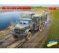 KIT MODELLINO CAMION MILITARE ICM ZIL - 131 AFU W/DSHKM MODELLISMO SCALA 1:72