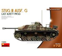 KIT MODELLINO CARRO ARMATO MINIART STUG III AUSF.G LAST ALKETT PROD.KIT 1:72