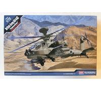 KIT MODELLINO ELICOTTERO STATICO ACADEMY AH-64D ROYAL ARMY AFGHANISTAN 1:72
