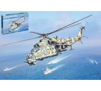 KIT MODELLINO ELICOTTERO STATICO ITALERI MIL MI-24P/MIL MI-35P SCALA 1:72