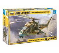 KIT MODELLINO ELICOTTERO STATICO ZVEZDA MIL-MI 24 V/VP MODELLISMO SCALA 1:48