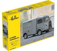KIT MODELLINO FURGONE STATICO HELLER CITROEN FOURGON HY MODELLISMO SCALA 1:24
