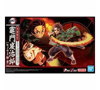 Kit modellino in plastica colorata BANDAI Demon Slayer Kamado Tanjiro Hinokam...