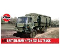KIT MODELLINO MILITARE AIRFIX BRITISH ARMY 4-TON 4X4 G.S. CAMION SCALA 1:76
