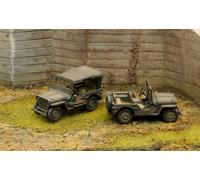 KIT MODELLINO MILITARE ITALERI AUTO WILLY'S JEEP MODELLISMO SCALA 1:72