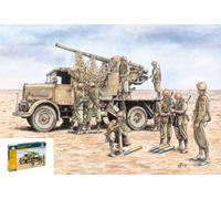 KIT MODELLINO MILITARE ITALERI AUTOCANNONE R 03 W/90 MODELLISMO SCALA 1/72
