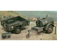 KIT MODELLINO MILITARE ITALERI GAL.S TANK TRAILER AND M101 SCALA 1:35