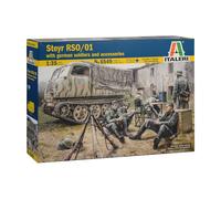 KIT MODELLINO MILITARE ITALERI STEYR RSO/01 WITH GERMAN SOLDIERS AND ACCESSORIES