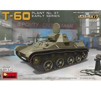 KIT MODELLINO MILITARE MINIART CARRO ARMATO T-60 PLANT.NO.37 EARLY SERIES 1:35