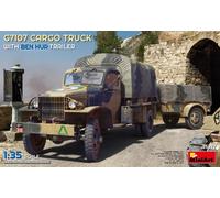 KIT MODELLINO MILITARE MINIART G7107 CARGO CAMION BEN HUR TRAILER SCALA 1:35
