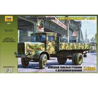 KIT MODELLINO MILITARE ZVEZDA CAMION GER.HEAVY TRUCK L-4500S EINHEITSKABINE 1:35