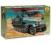 KIT MODELLINO MILITARE ZVEZDA SD.KFZ 251/3 AUSF.B MODELLISMO SCALA 1:35