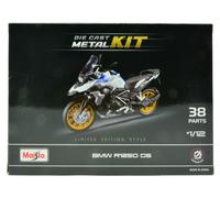 KIT MODELLINO MOTO STATICO MAISTO MOTO BMW R1250 GS MODELLISMO SCALA 1:12