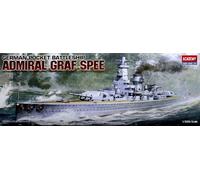 KIT MODELLINO NAVE ACADEMY GERMAN POCKET BATTLESHIP ADMIRAL GRAF SPEE 1:350