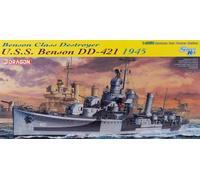 KIT MODELLINO NAVE STATICO DRAGON U.S.S. NAVE BENSON DD-421 1945 SCALA 1/350