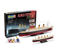 KIT MODELLINO NAVE STATICO REVELL R.M.S. TITANIC SCALA 1:700 + 1:1200 GIFT SET
