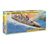 KIT MODELLINO NAVE STATICO ZVEZDA RUSSIAN BATTLESHIP SEWASTOPOL SCALA 1:350