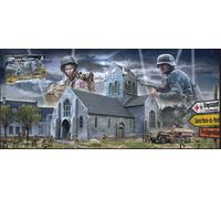 KIT MODELLISMO DIORAMI ITALERI BATTLE OF NORMANDY SAINT-MERE-EGLISE 6 JUNE 1944