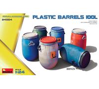 KIT MODELLISMO DIORAMI MINIART PLASTIC BARRELS 100L SCALA 1:24