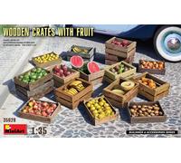 KIT MODELLISMO DIORAMI MINIART WOODEN CRATES WITH FRUITS SCALA 1/35
