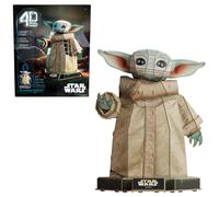 Kit modello 3D Grogu di Star Wars 4D Build, 103 pezzi, giocattoli di Star Wars, decorazioni per scrivania di Star Wars, puzzle 3D da collezione d