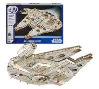 Kit modello 3D Millennium Falcon di Star Wars in 4D, regali di Star Wars, giocattoli di Star Wars, decorazioni da scrivania per fan e collezionis